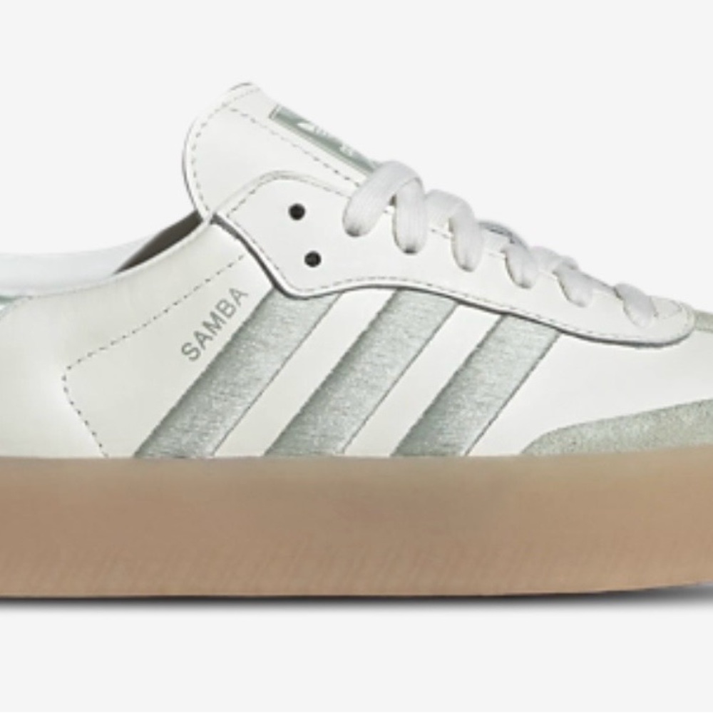Women's White and mint green Sneakers